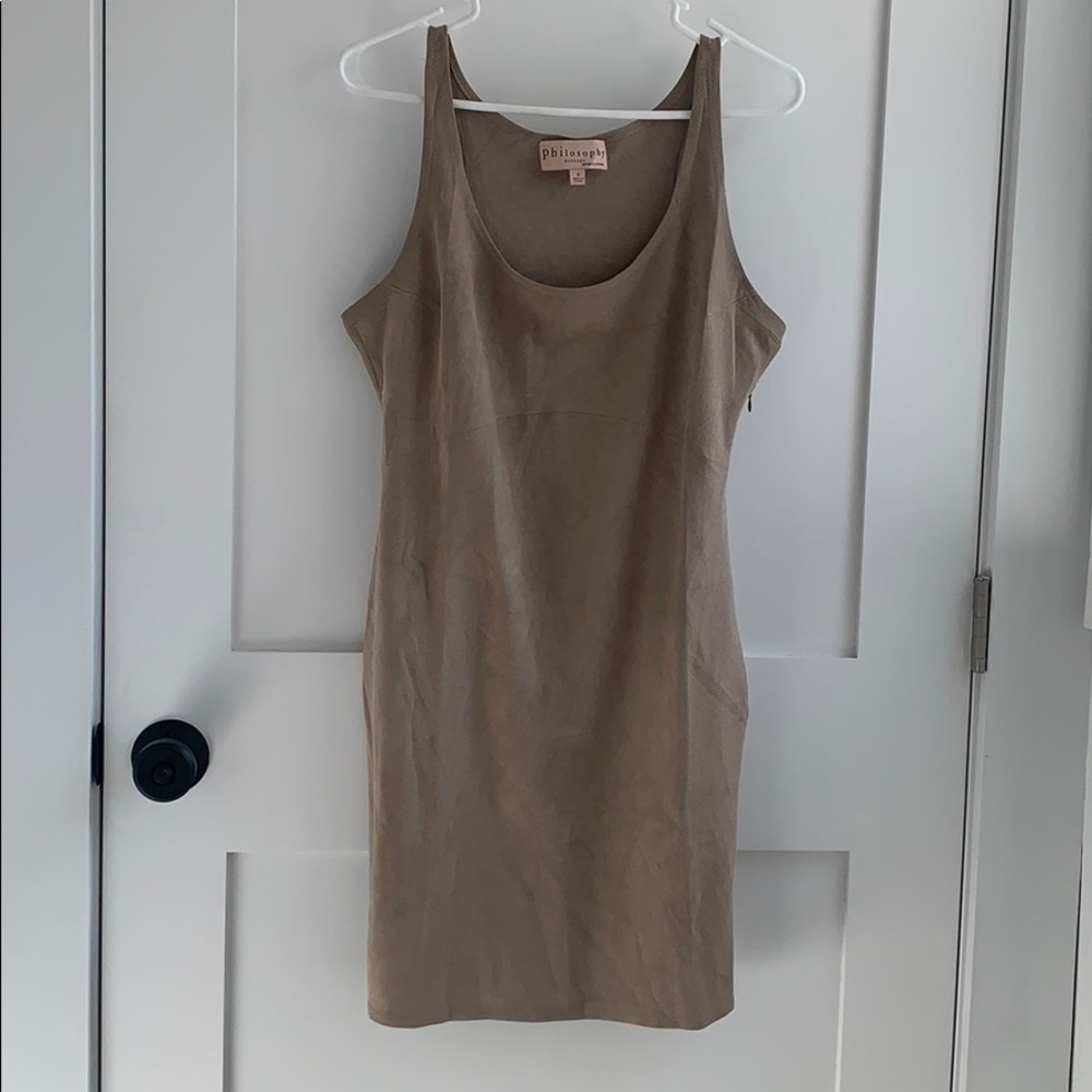 Tan Philosophy Racerback Dress - 6